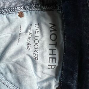 Mother The Looker Skinny Here Kitty Kitty Jeans 28